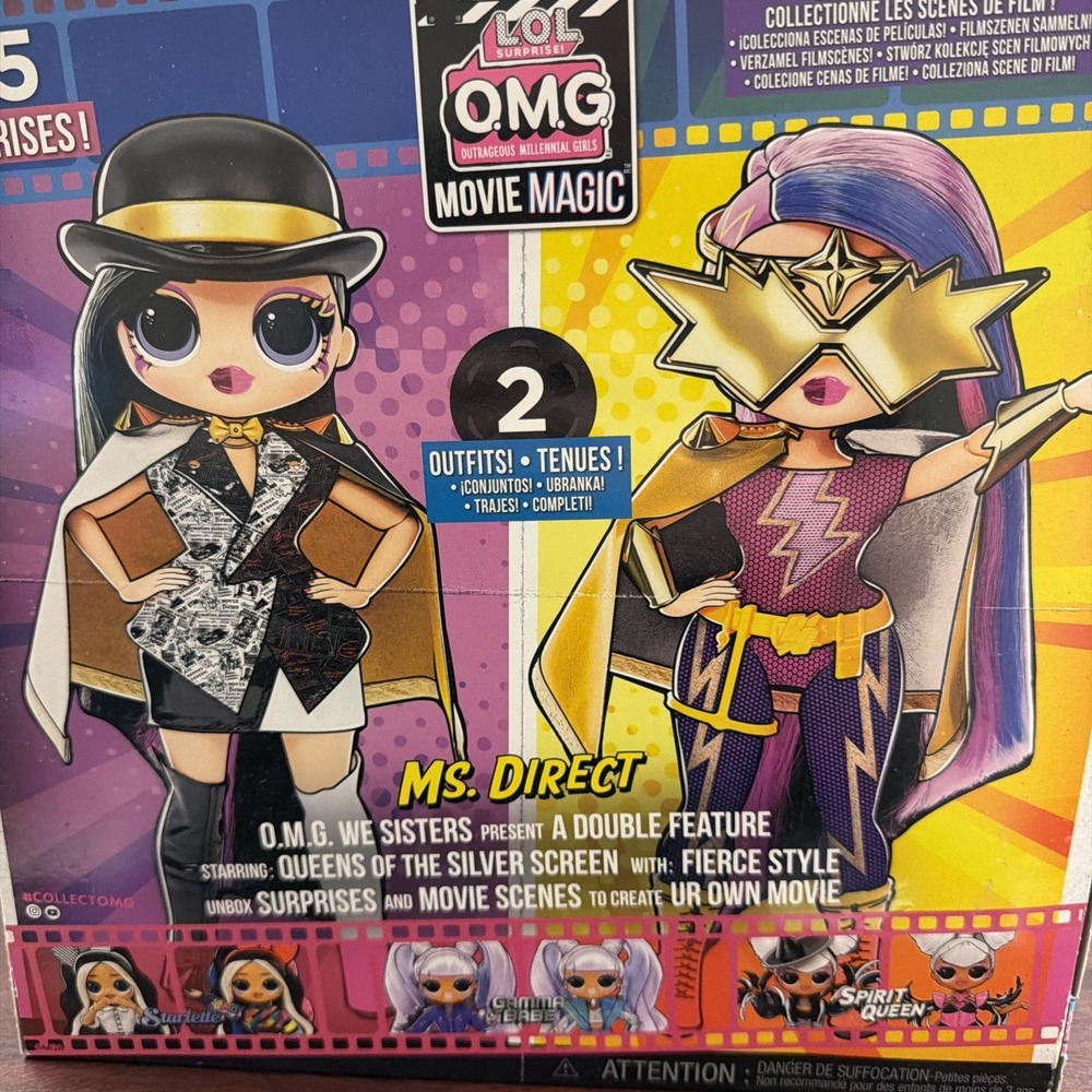 LOL Surprise OMG Movie Magic Ms Direct 10in Fashion Doll New In Box MGA Toy